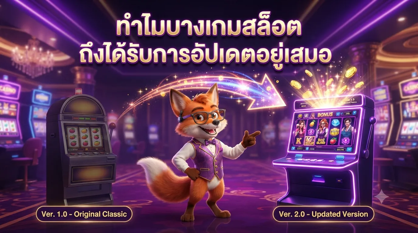 สล็อตเว็บตรง ทำไมบางเกมสล็อตถึงได้รับการอัปเดตอยู่เสมอ