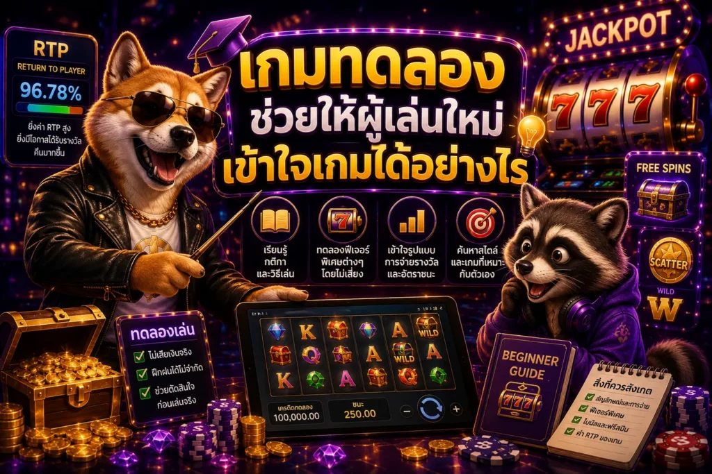 เกมทดลองช่วยให้ผู้เล่นใหม่เข้าใจเกมได้อย่างไร
