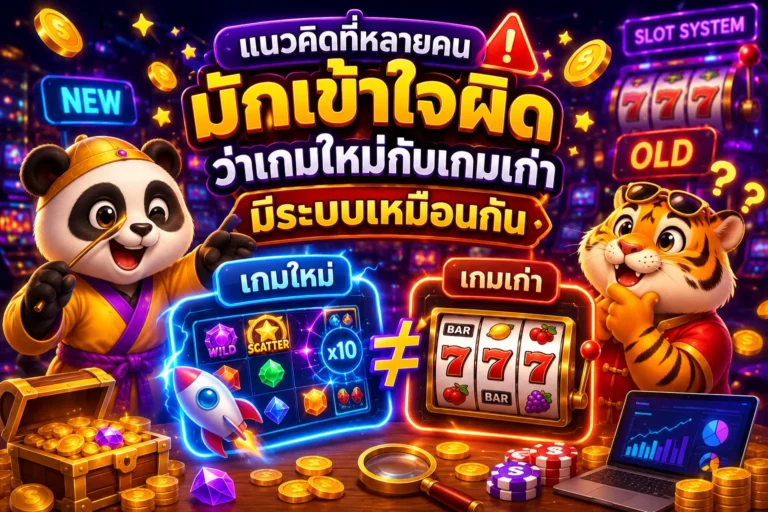 แนวคิดที่หลายคนมักเข้าใจผิด ว่าเกมใหม่กับเกมเก่ามีระบบเหมือนกัน
